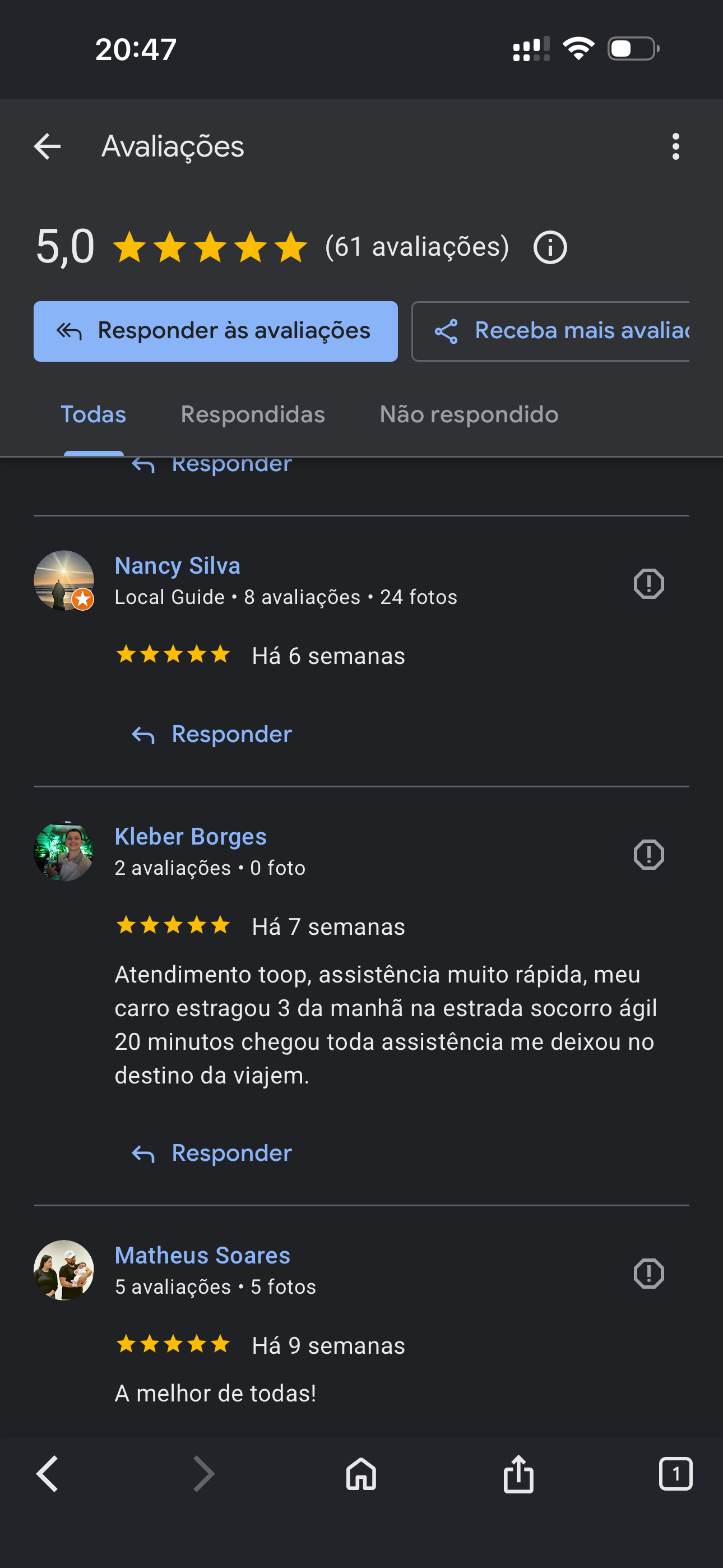 Feedback real de associado da Santa Proteção