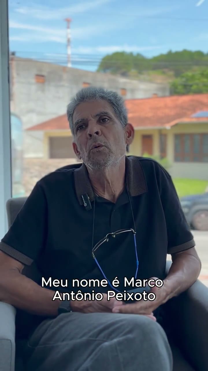Associado relatando sua experiência com a Santa Proteção